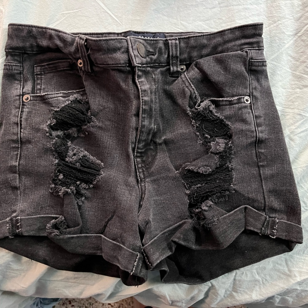 aero high rise midi shorts